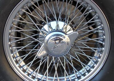 Jaguar E type wire wheel