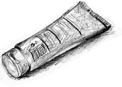 Plastic tube - quick sketch