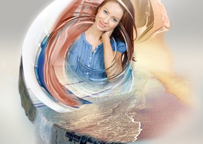 In A Whirl. Made using only four random images supplied. Copyright Creative Bytes.