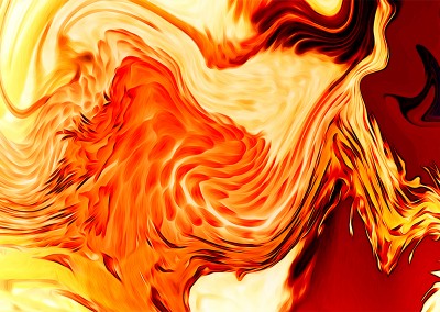 Abstract Fire. Copyright Creative Bytes.