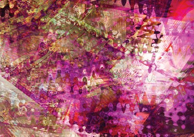 Four Abstracts Purple 1. Copyright Creative Bytes.