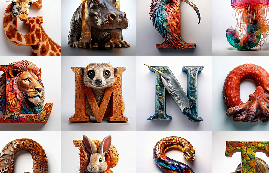 New Gallery: AI Animal Alphabet